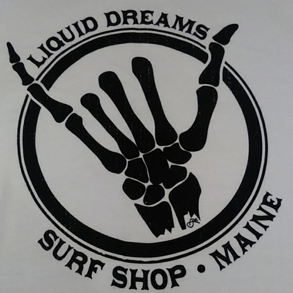 Liquid Dreams surf shop t shirt